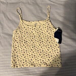 Brandy Melville Floral Tank Top